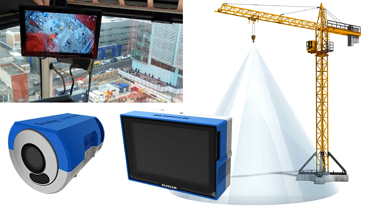 BLOKCAM crane camera system for increased safety at construction sites