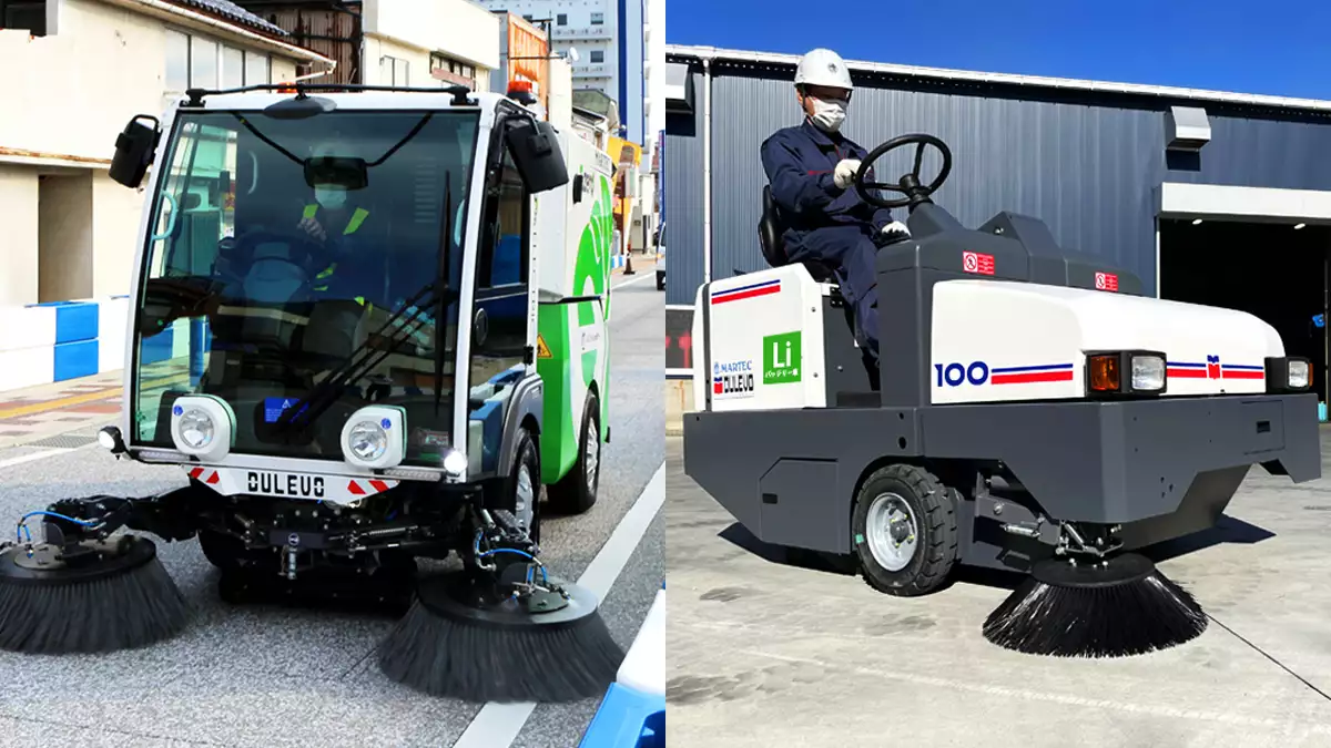 MARTEC launched lithium-ion battery driven sweepers