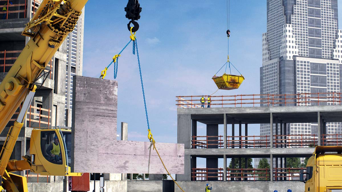 マーテックの吊り具は建築現場のあらゆる用途に対応します